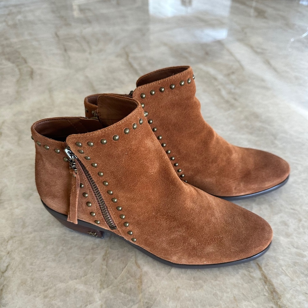 Sam Edelman Paola Suede Ankle Boots NEW
